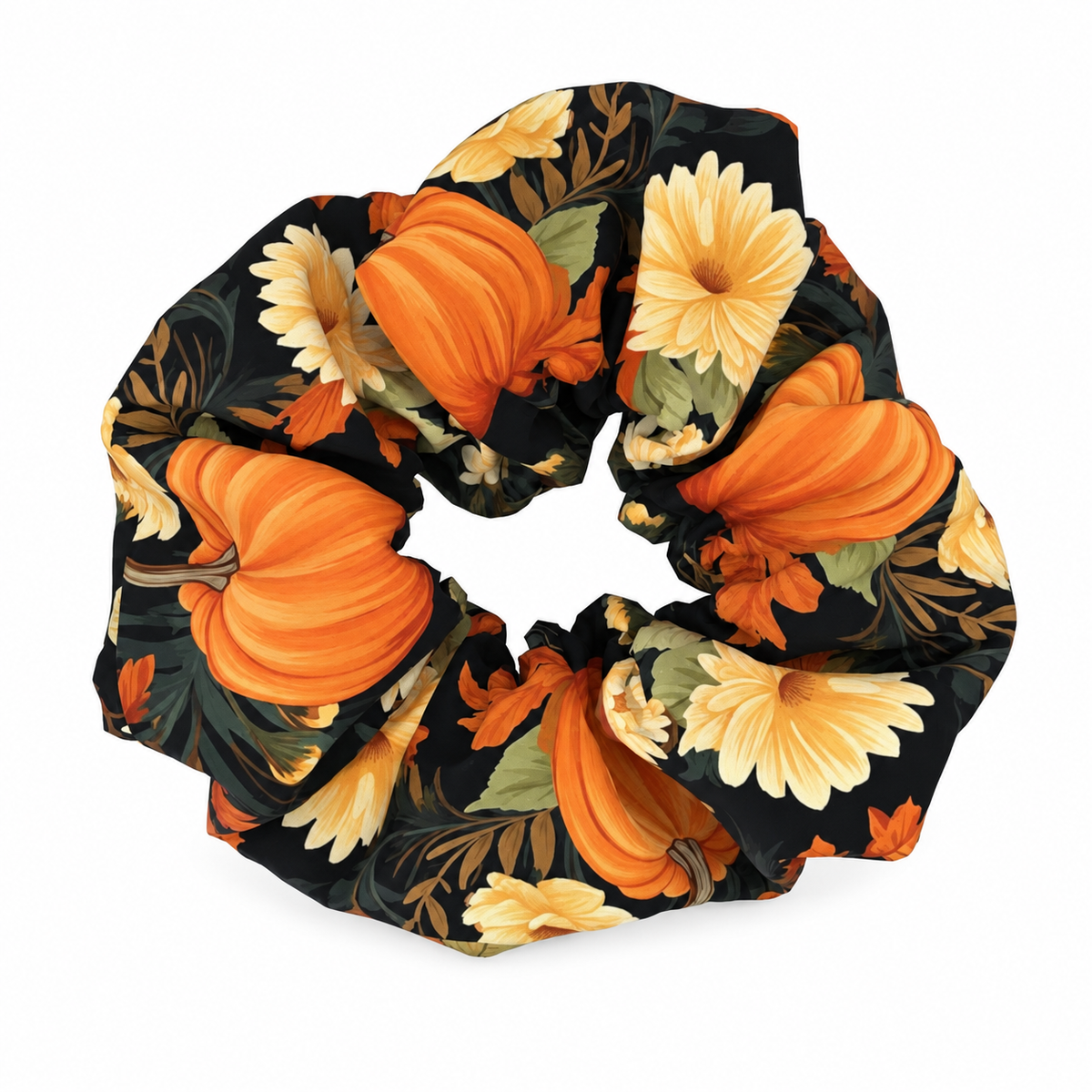 Pumpkin Charm Scrunchie