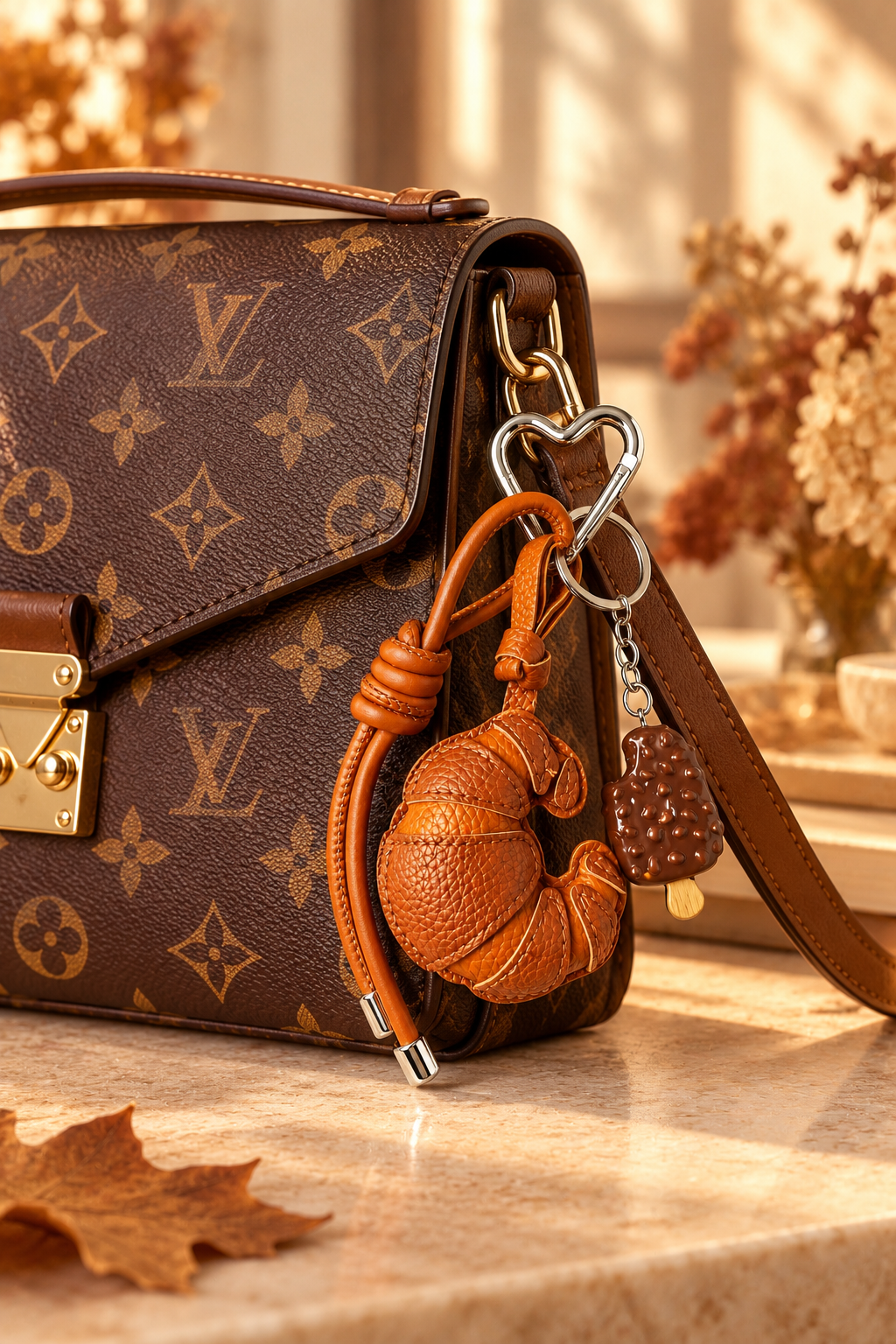 Choco Croissant Bag Charm