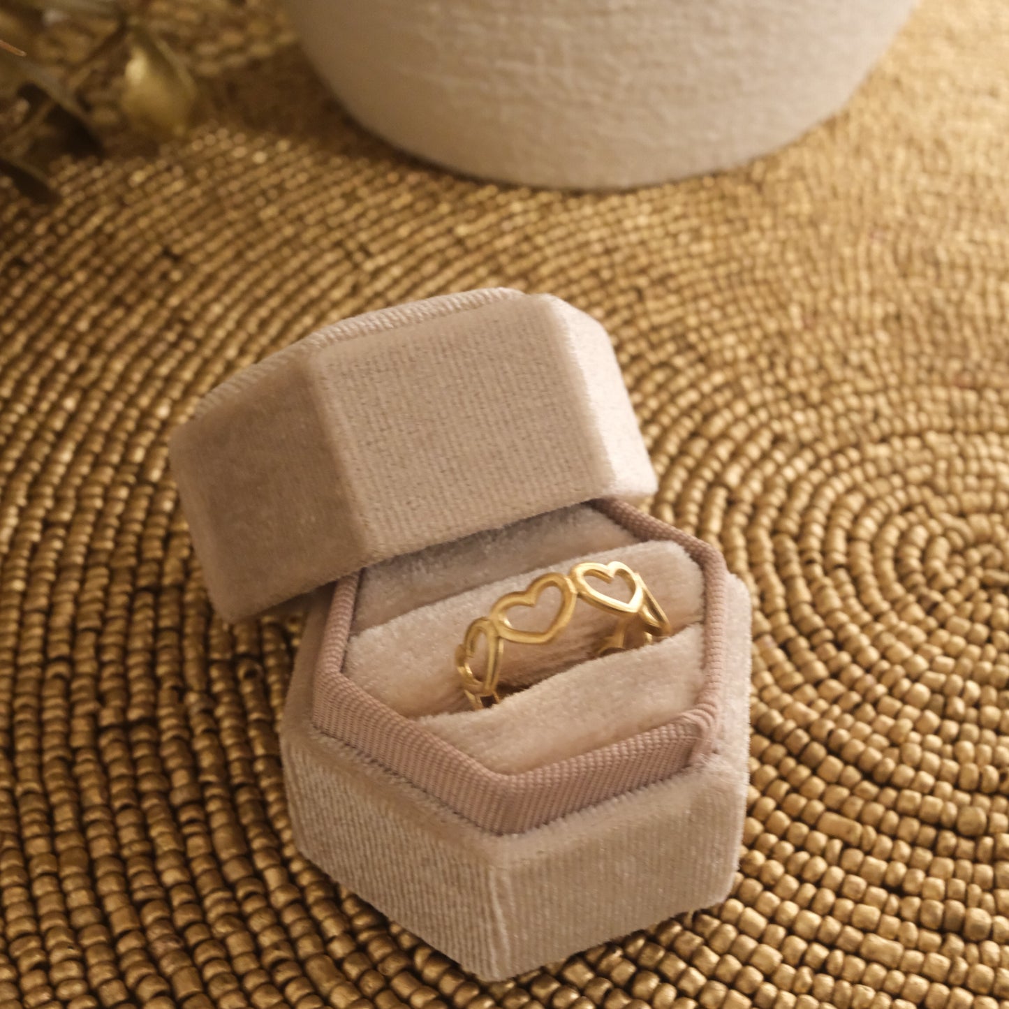 Open Hearts Ring