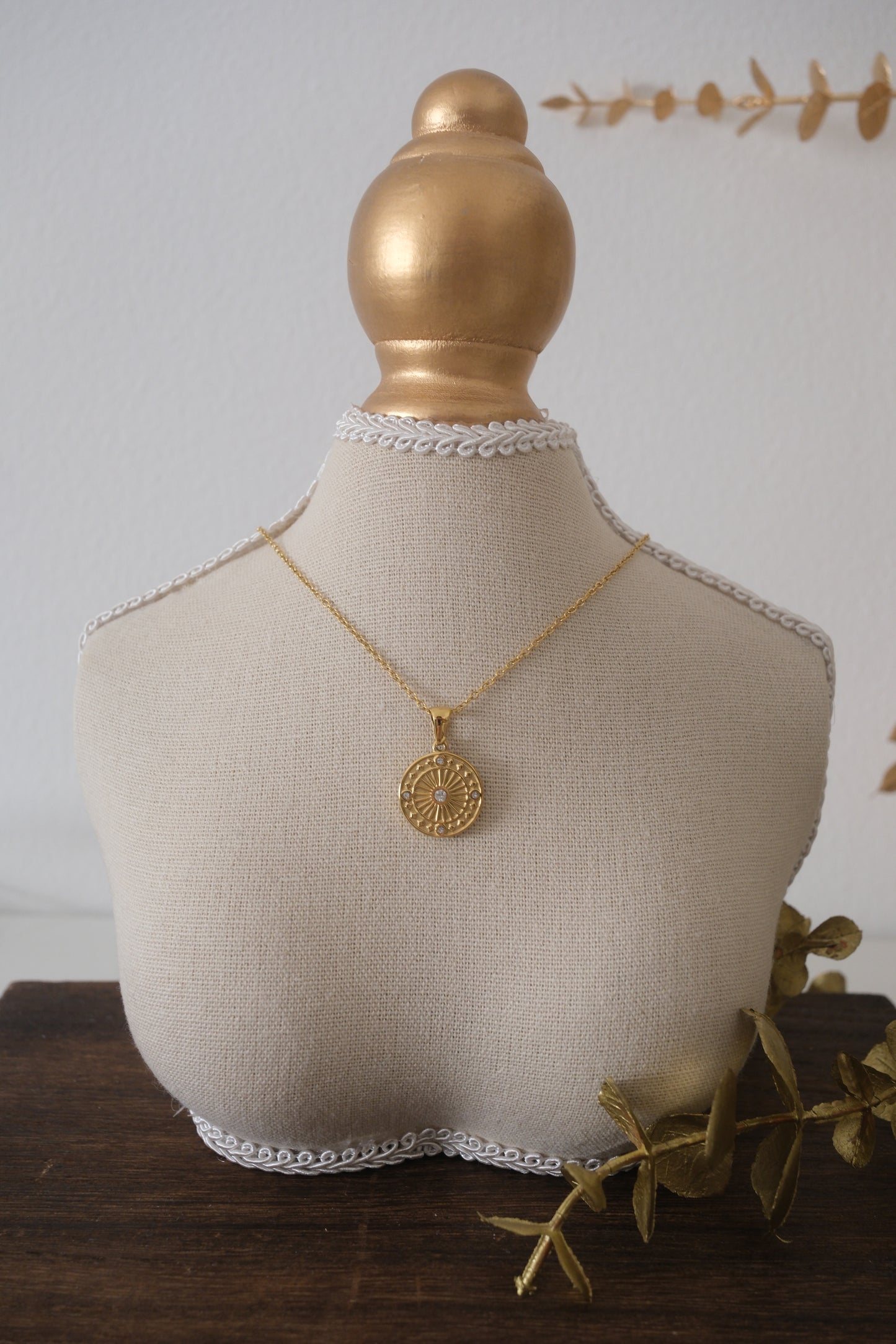 Helios Medallion Necklace