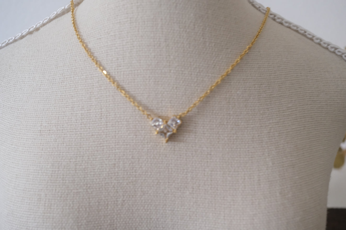 Sweet Spark Heart Necklace