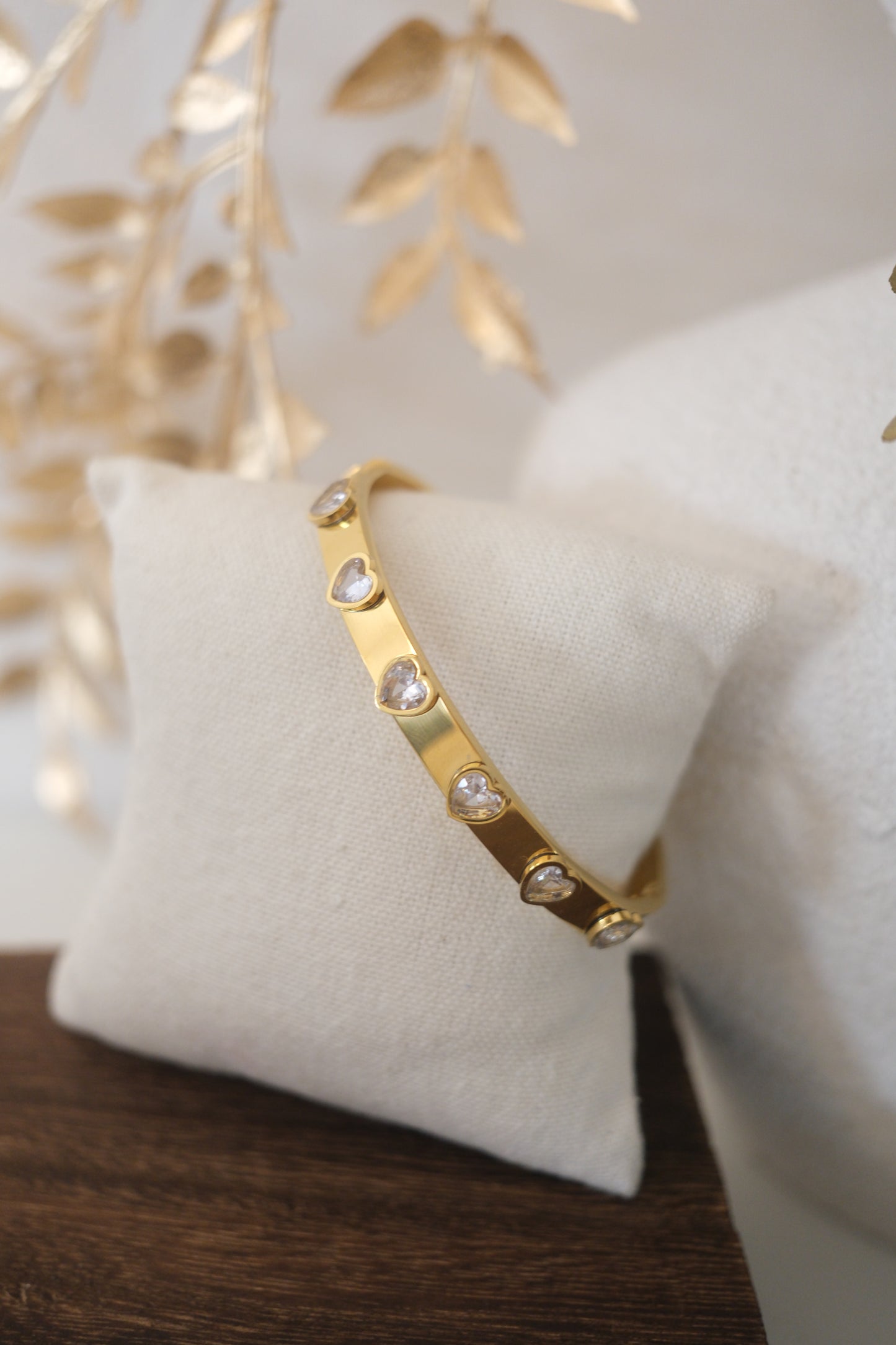Cœur d’Or Heart Bangle