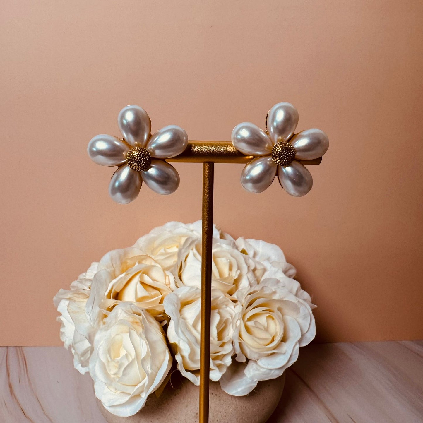 Floral Pear Earring