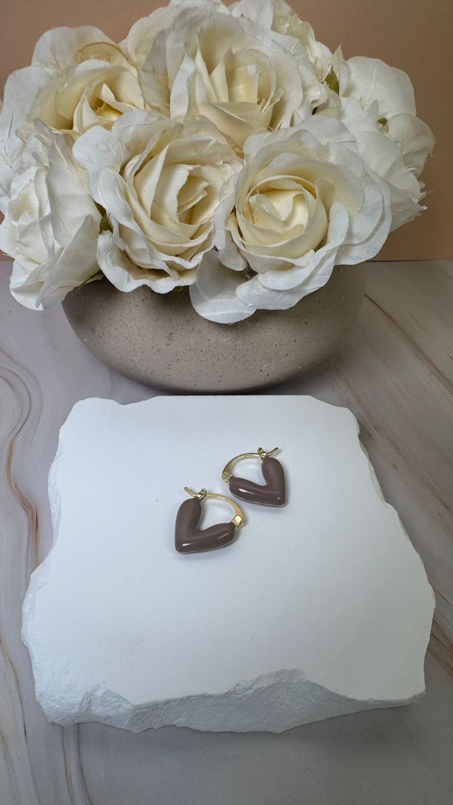 Heart Drops Earrings