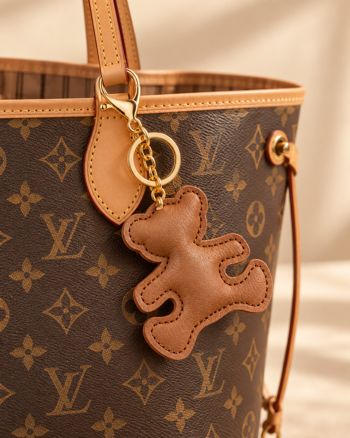 Cocoa Bear Bag Charm