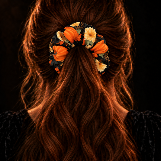Pumpkin Charm Scrunchie