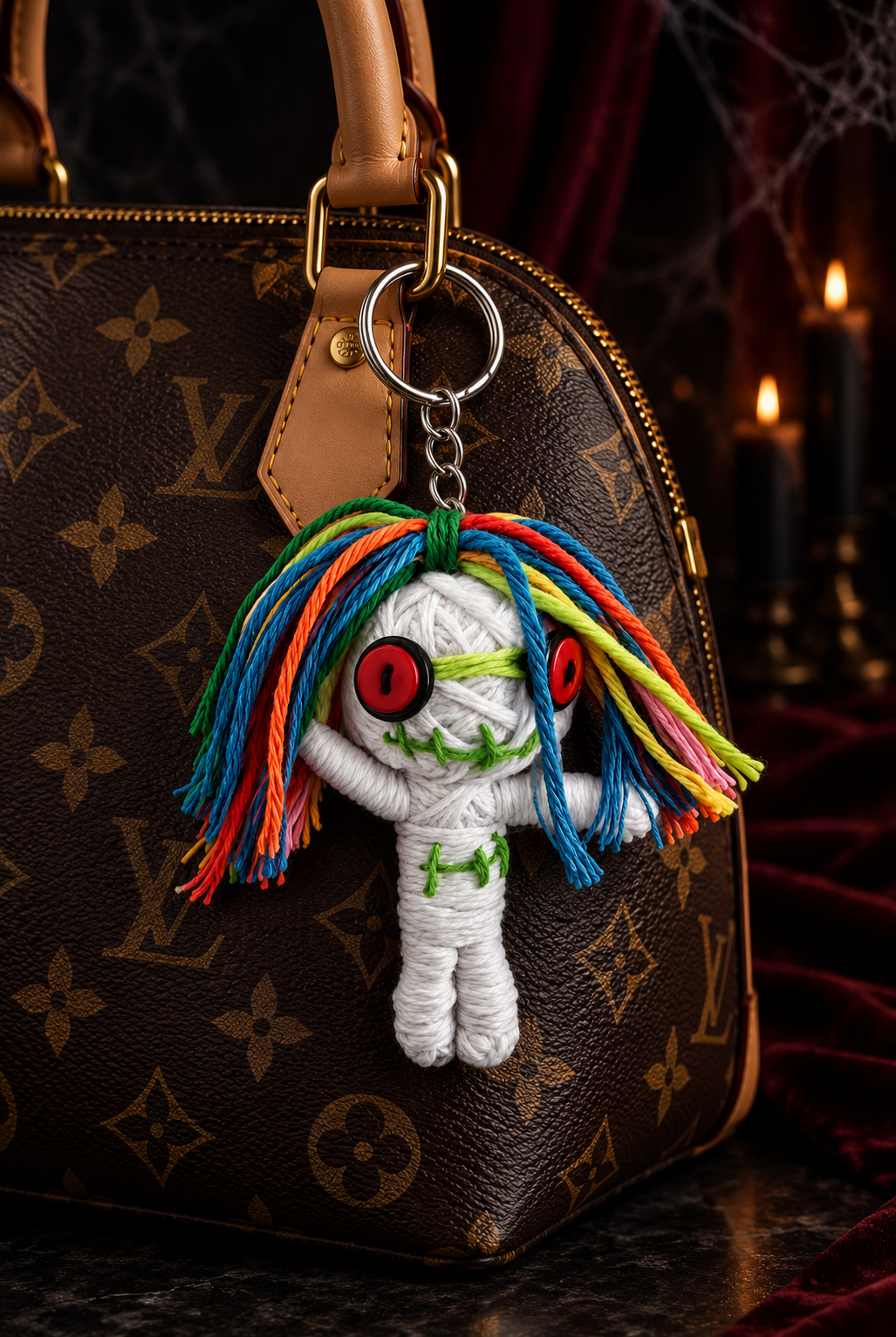 Stitched Mischief Keychain