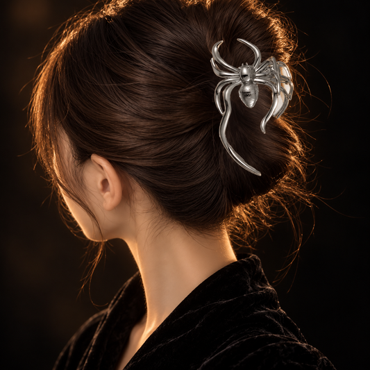 Silver Widow Hair Claw