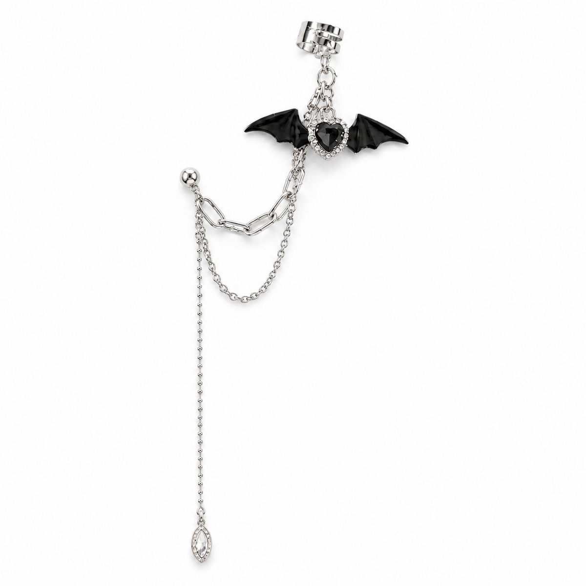 Midnight Wings Ear Cuff