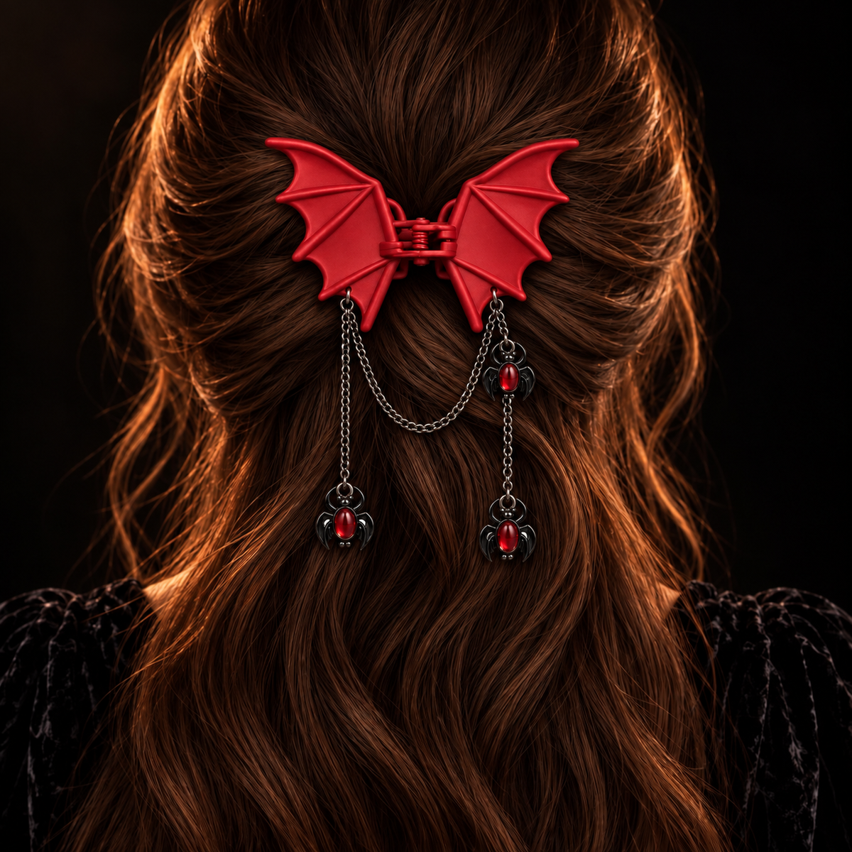 Scarlet Wings Hair Claw