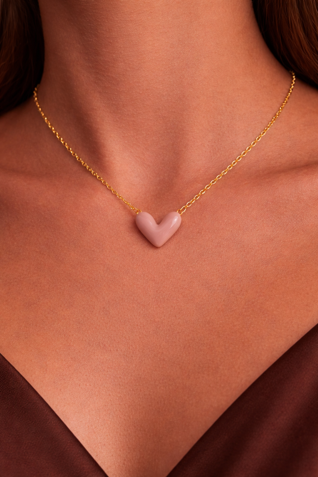 Velvet Heart Necklace