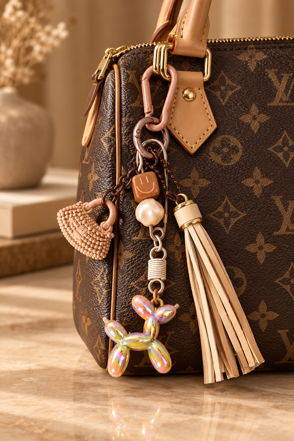 Balloon Puppy Bag Charm