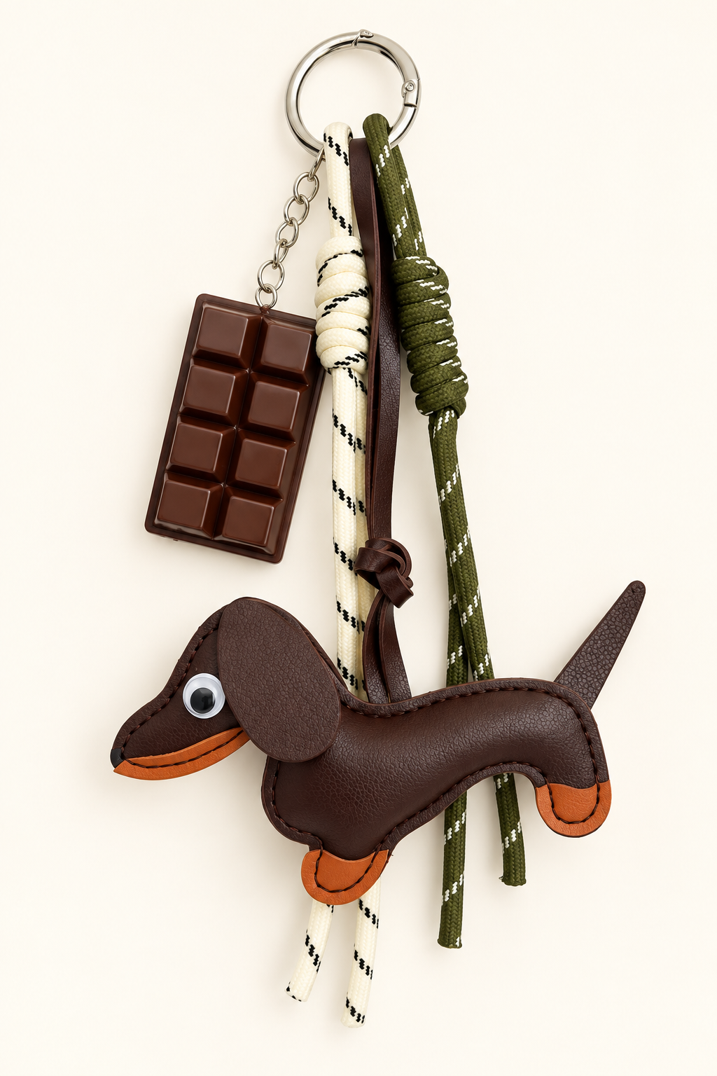 Chocolate Dachshund Bag Charm