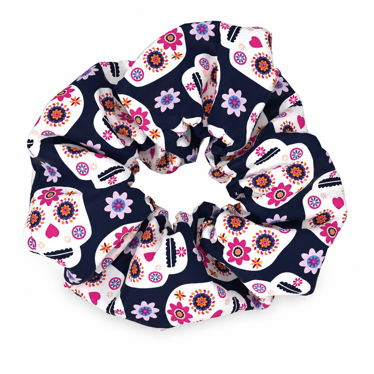 Sugar Skull Scrunchie