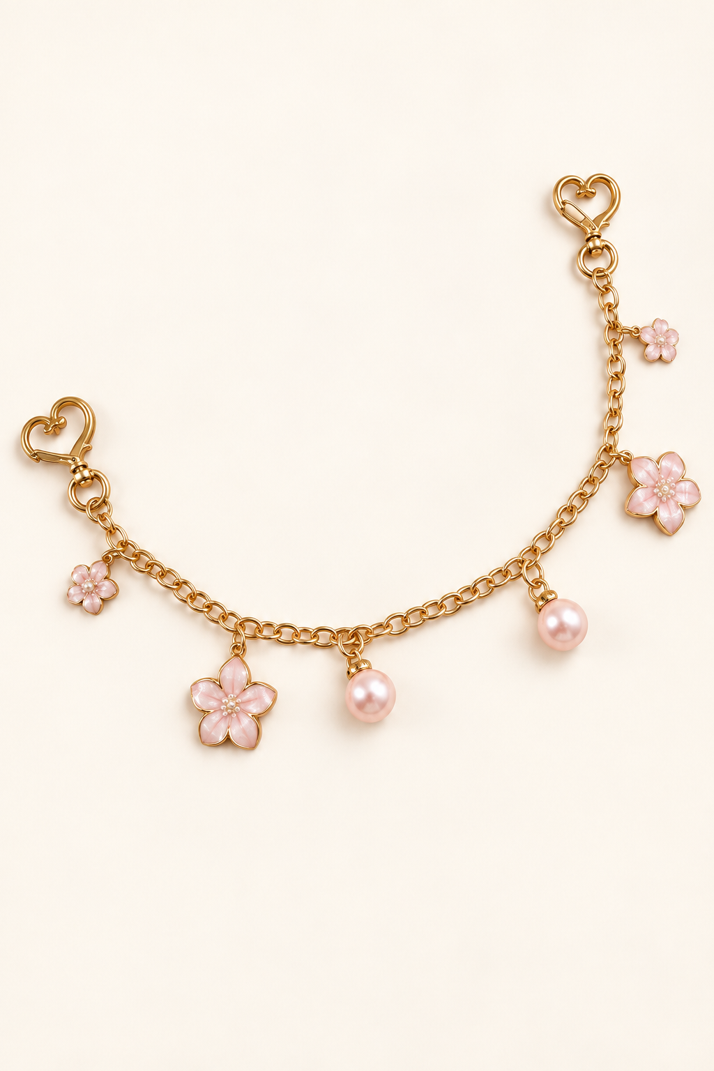 Cherry Blossom Chain Bag Charm