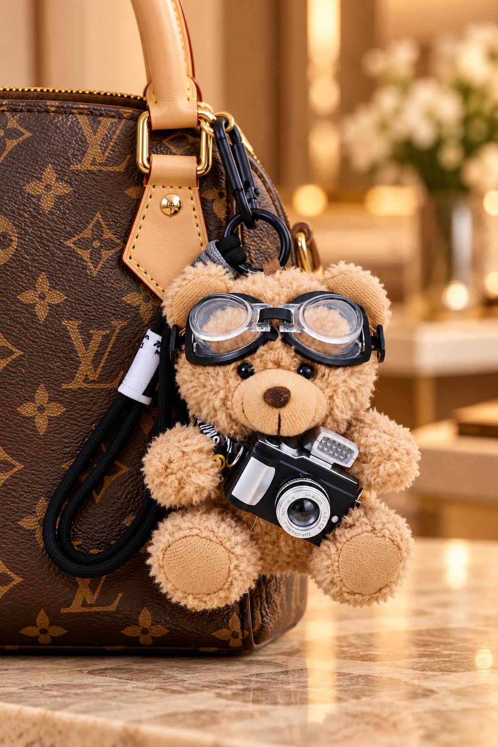 Little photographer Teddy Bag Charm