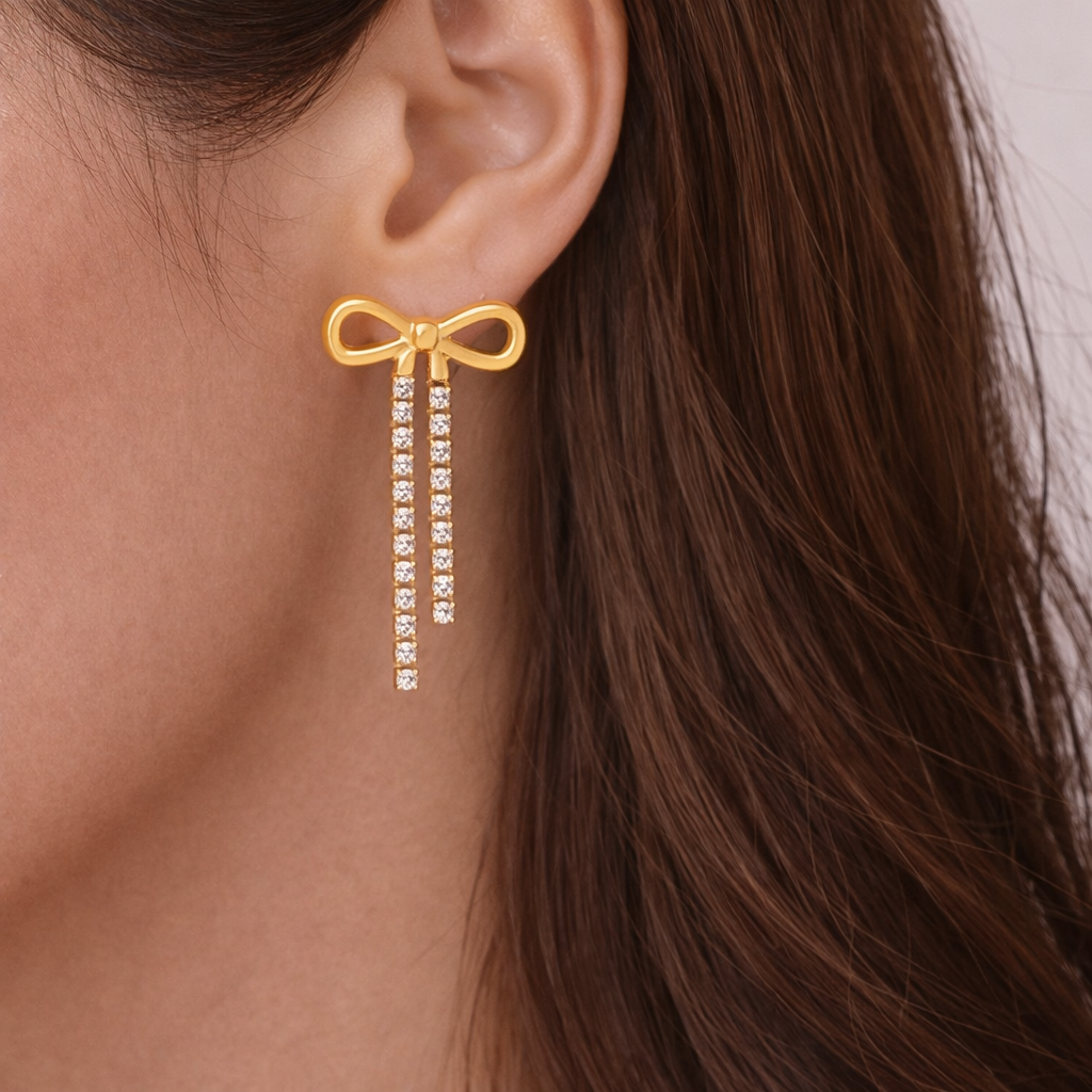 Selene Bow Earring