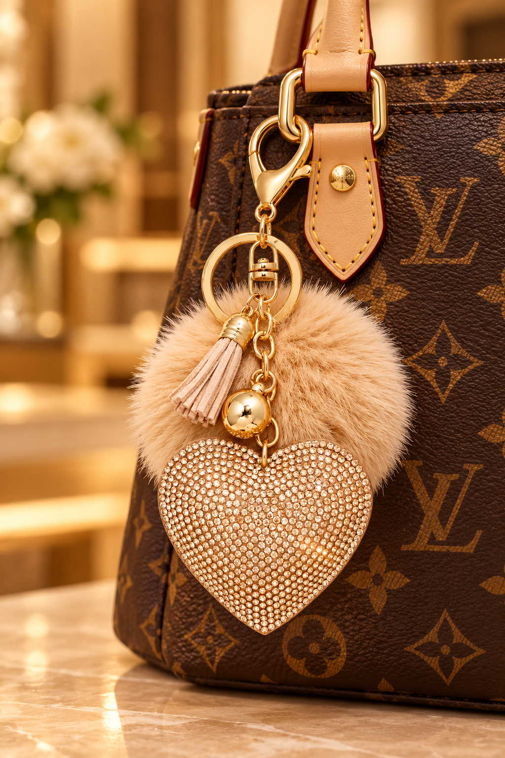 Heartfelt Pompom Charm