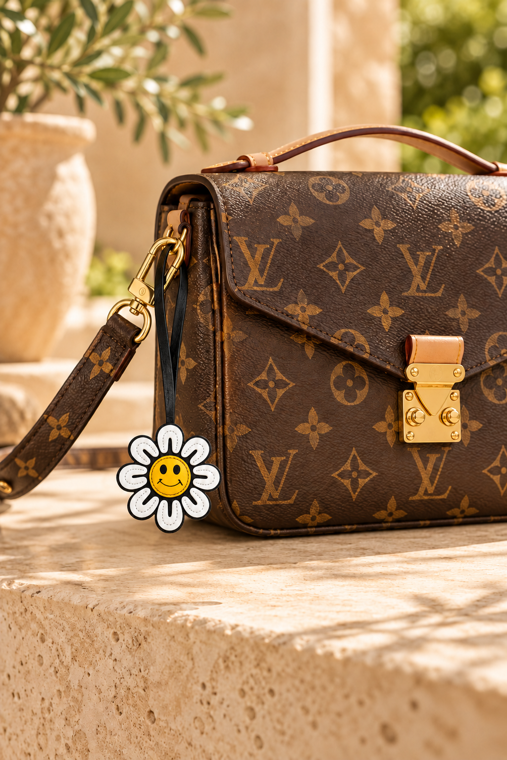 Sunny Daisy Bag Charm