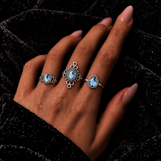 Blue Spell Ring Collection