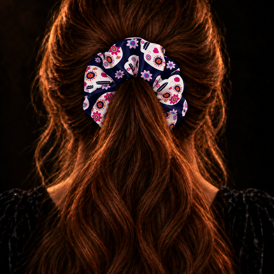Sugar Skull Scrunchie