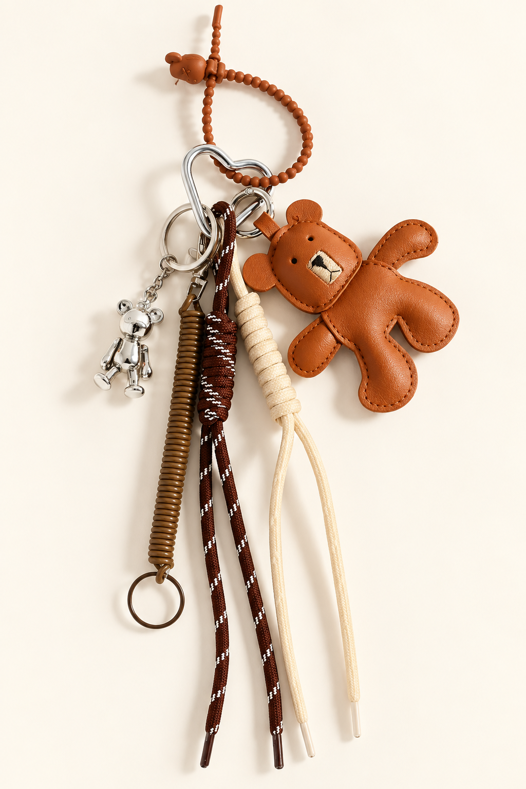 Teddy Trail Bag Charm