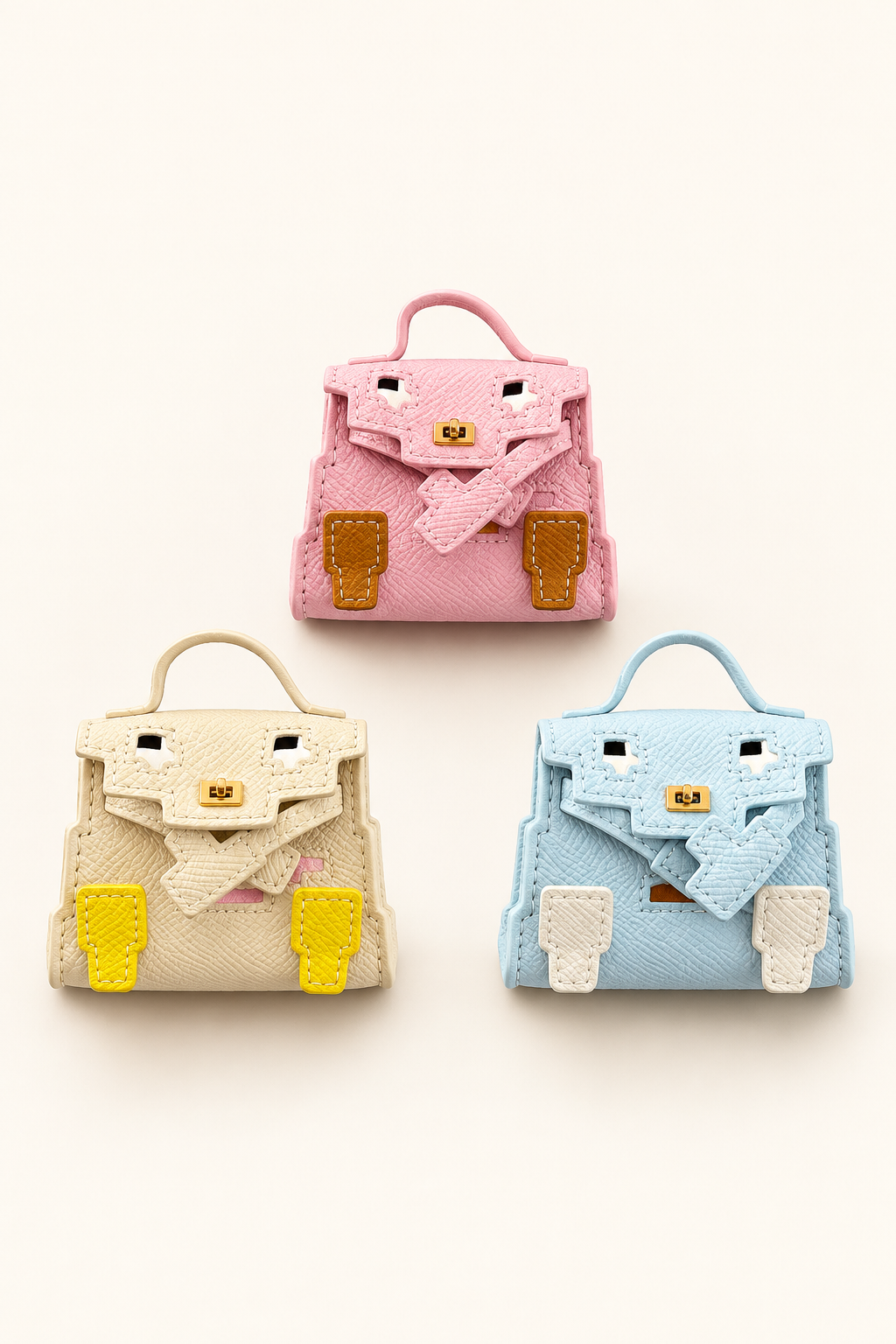 Mini Satchel Bag Charm & Keychain