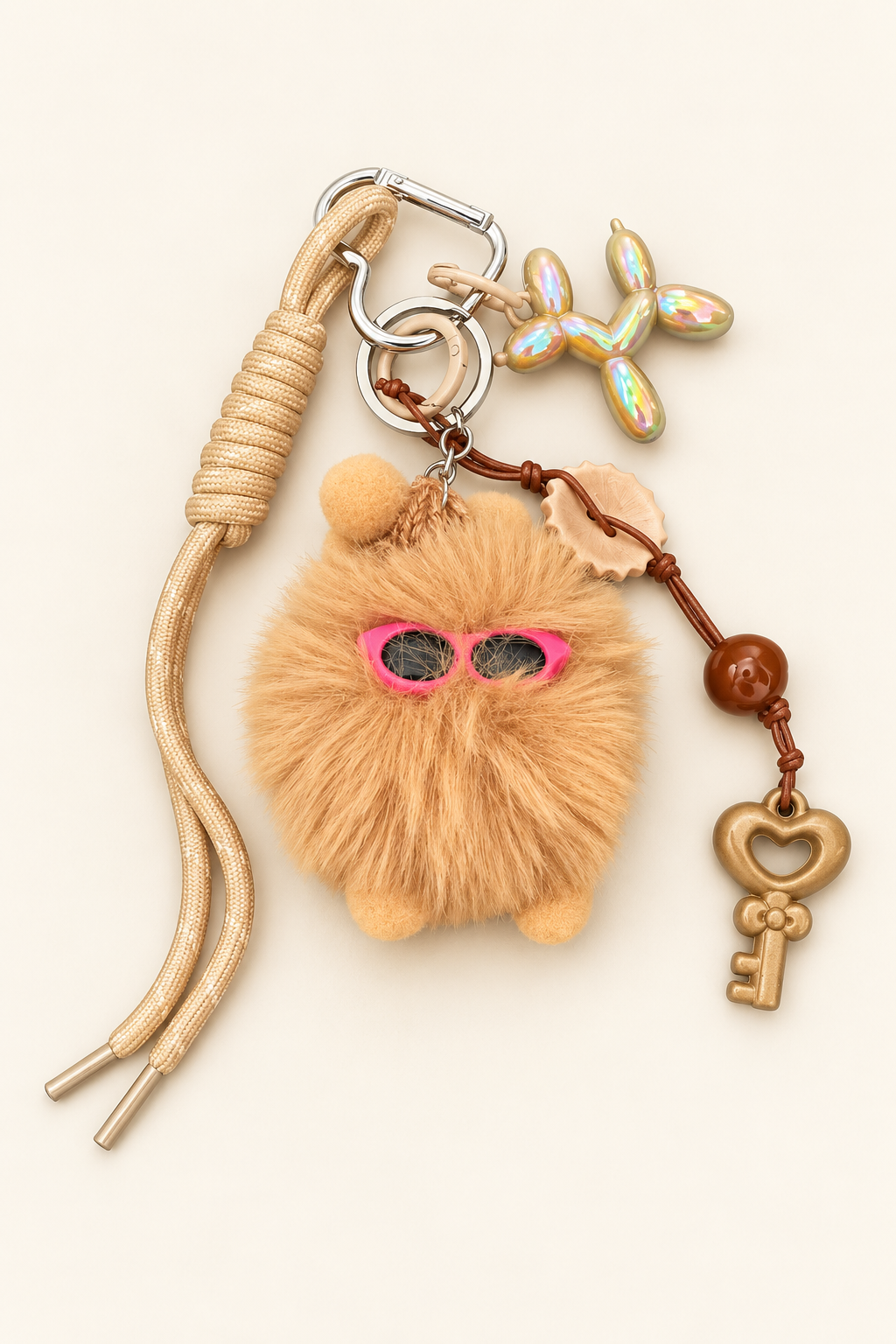 Pom Pom Bag Charm