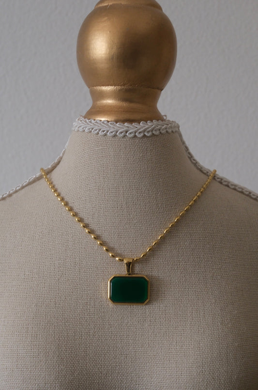 Emerald Bloom Necklace