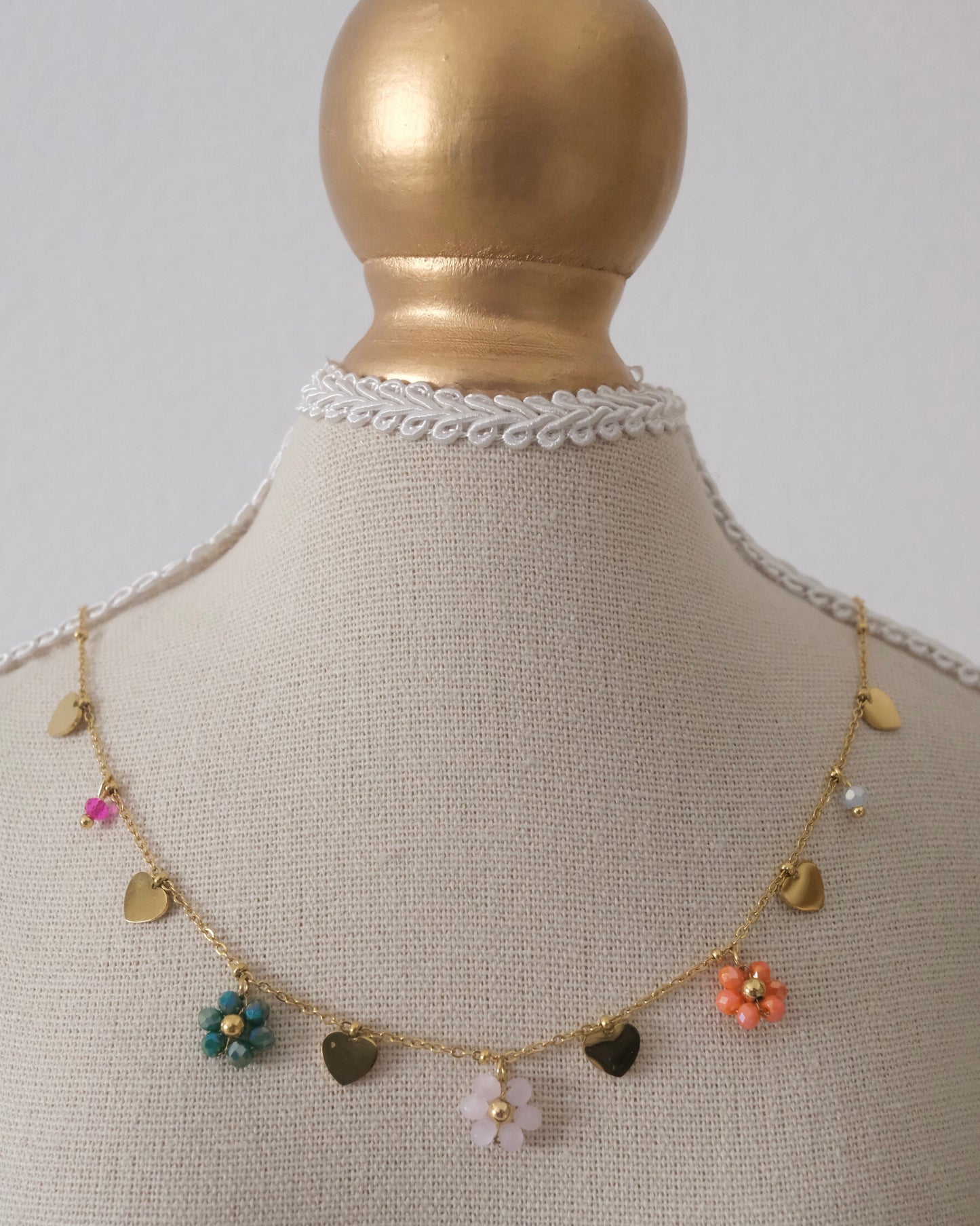 Heart Floria Necklace