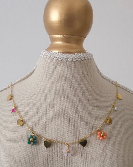 Heart Floria Necklace
