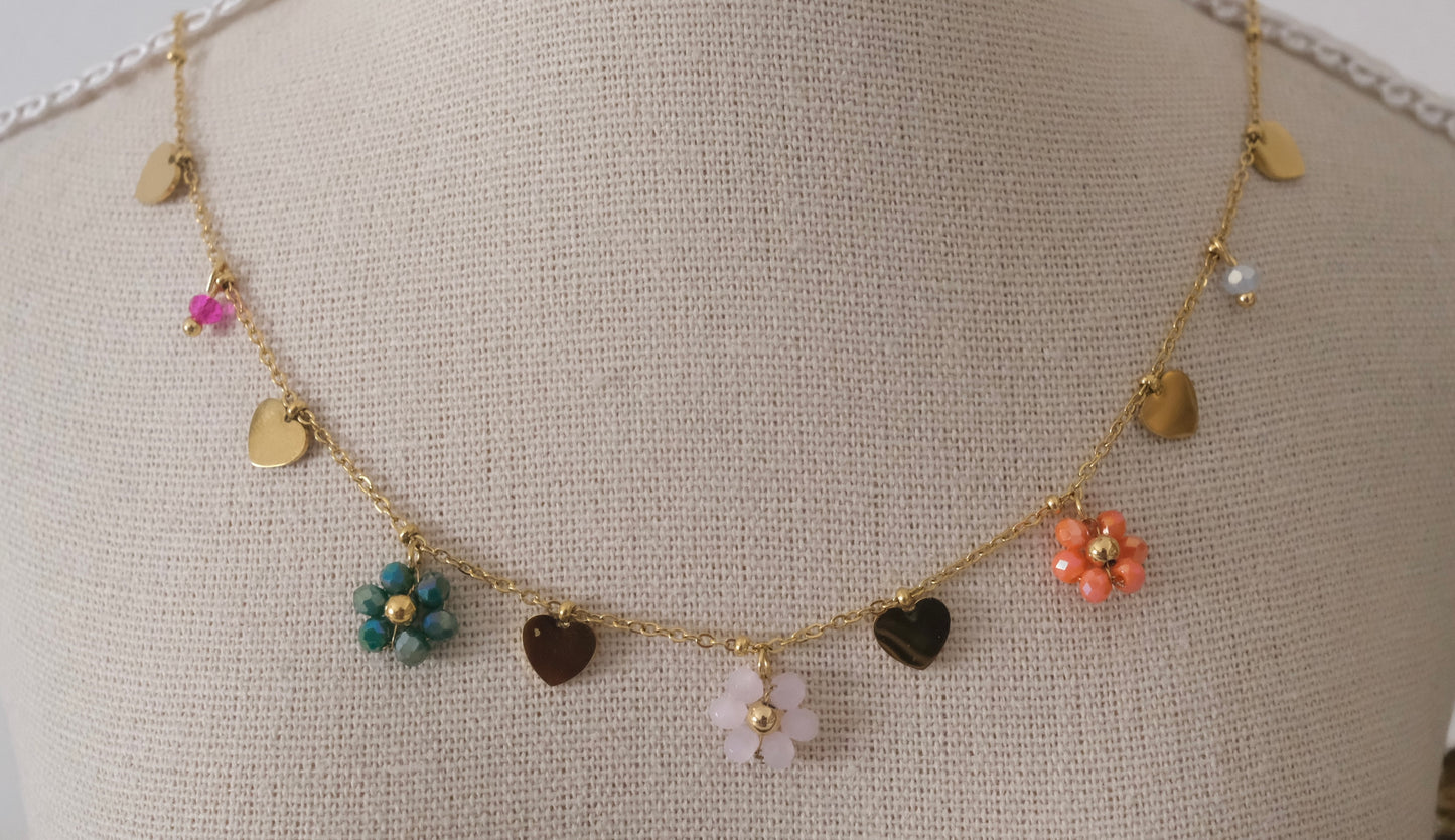 Heart Floria Necklace