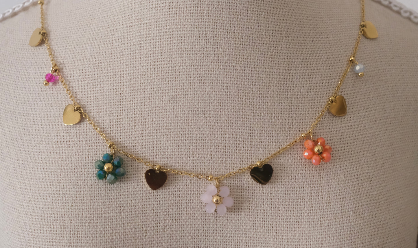 Heart Floria Necklace