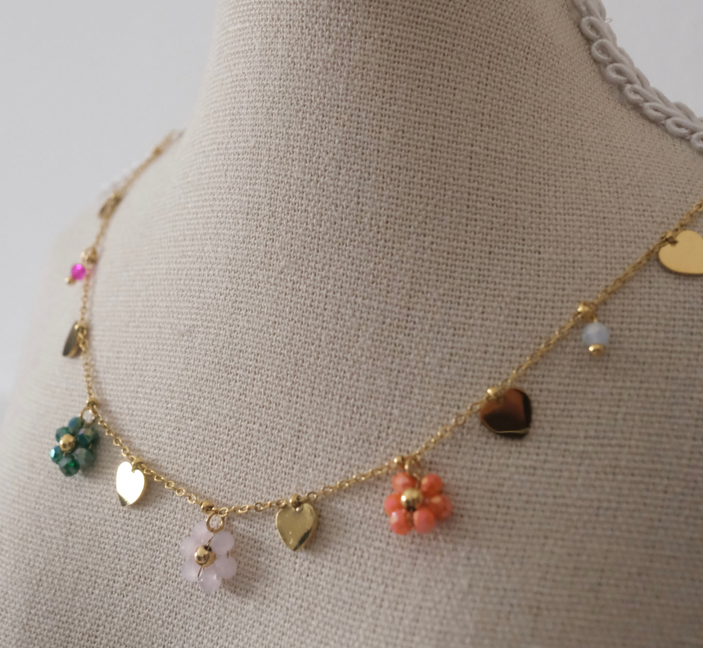 Heart Floria Necklace