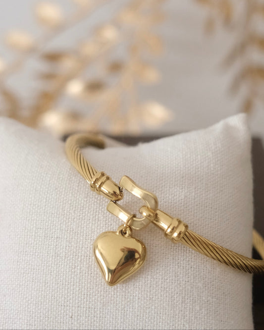 Aurélia Heart Bangle
