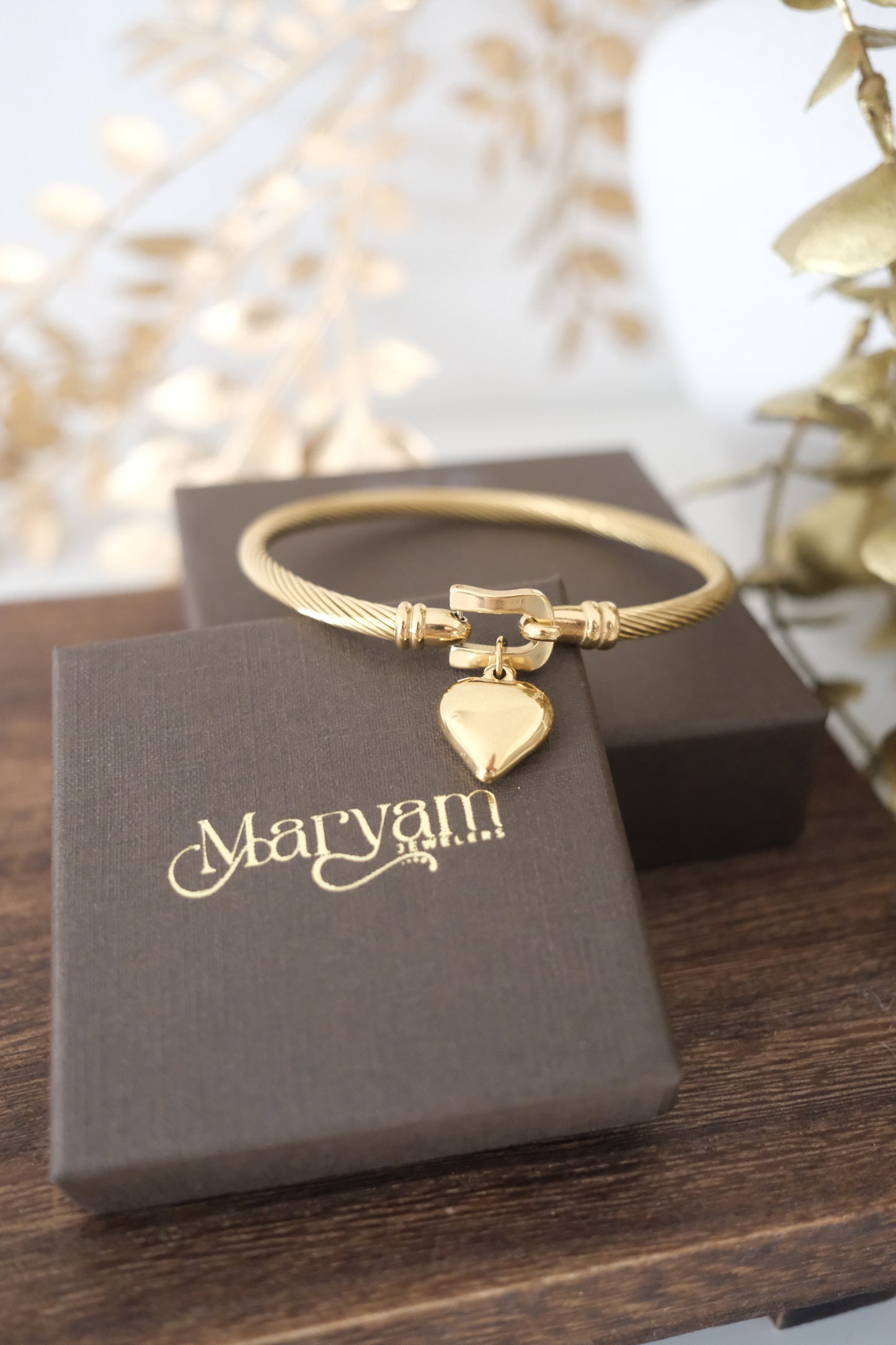 Aurélia Heart Bangle