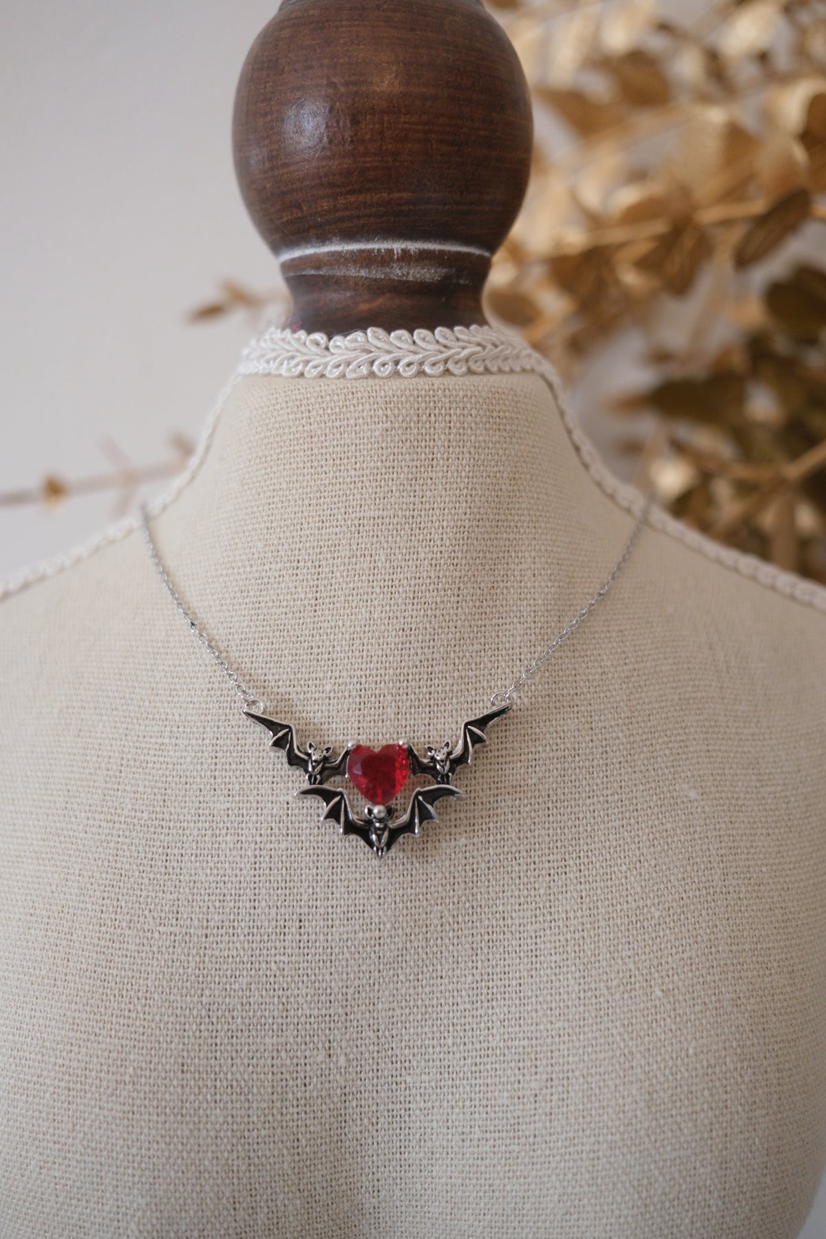 Vampire Heart Necklace