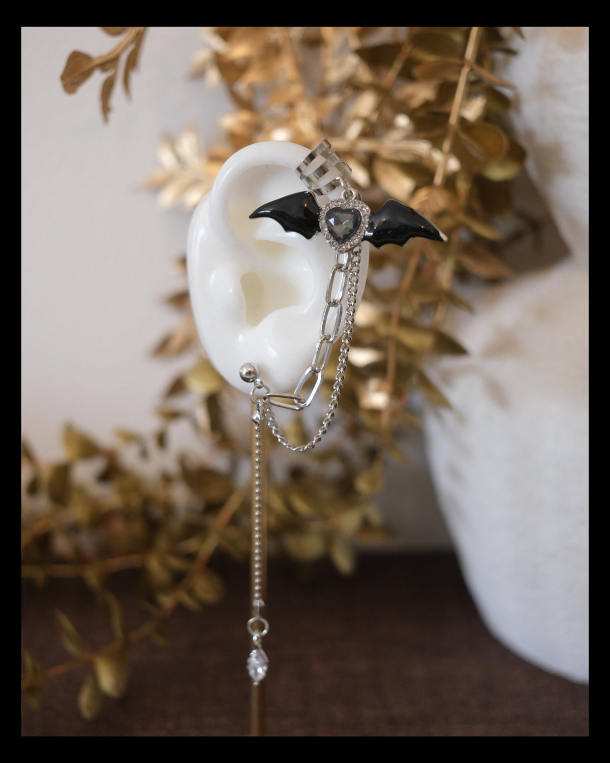 Midnight Wings Ear Cuff