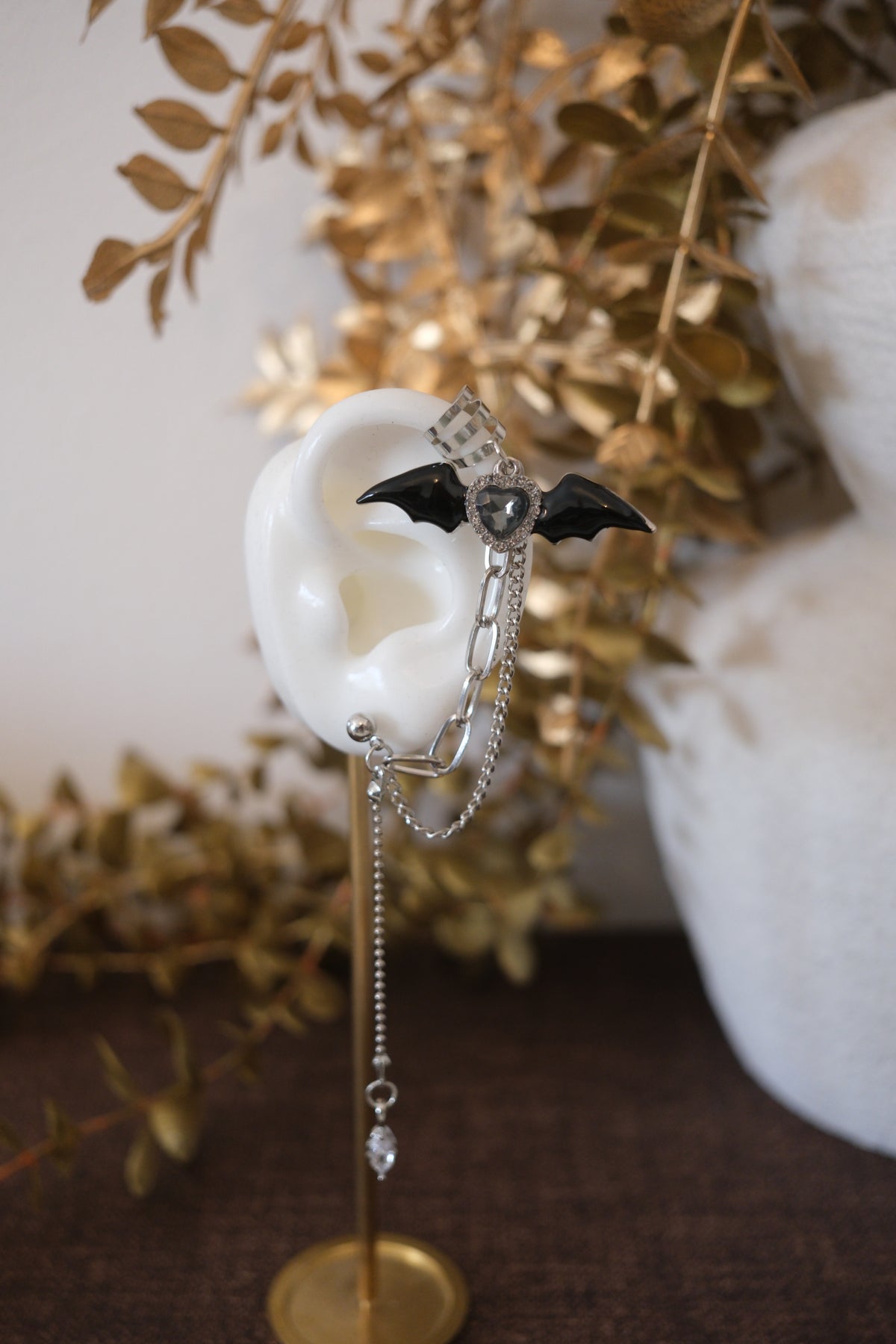 Midnight Wings Ear Cuff