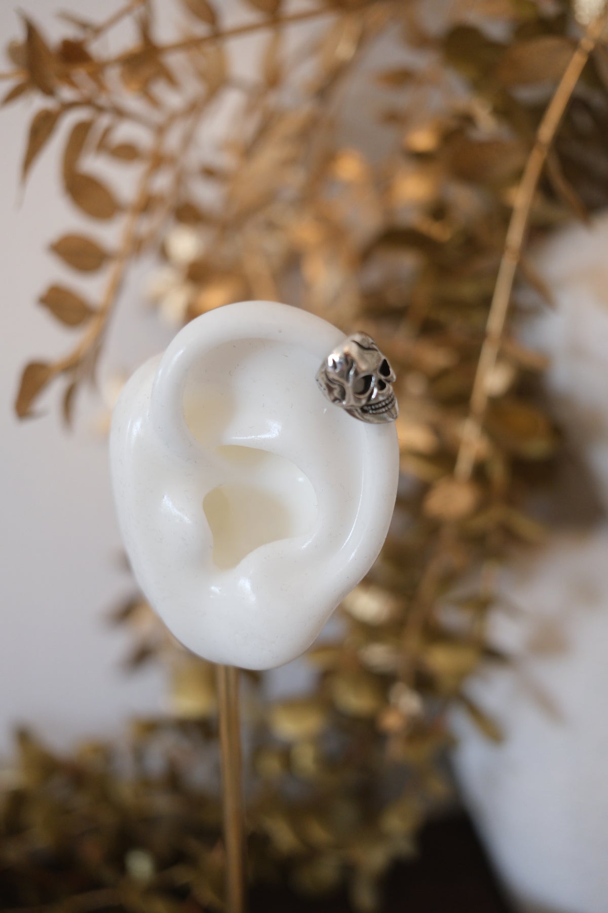 Fearless Skull Ear Cuff