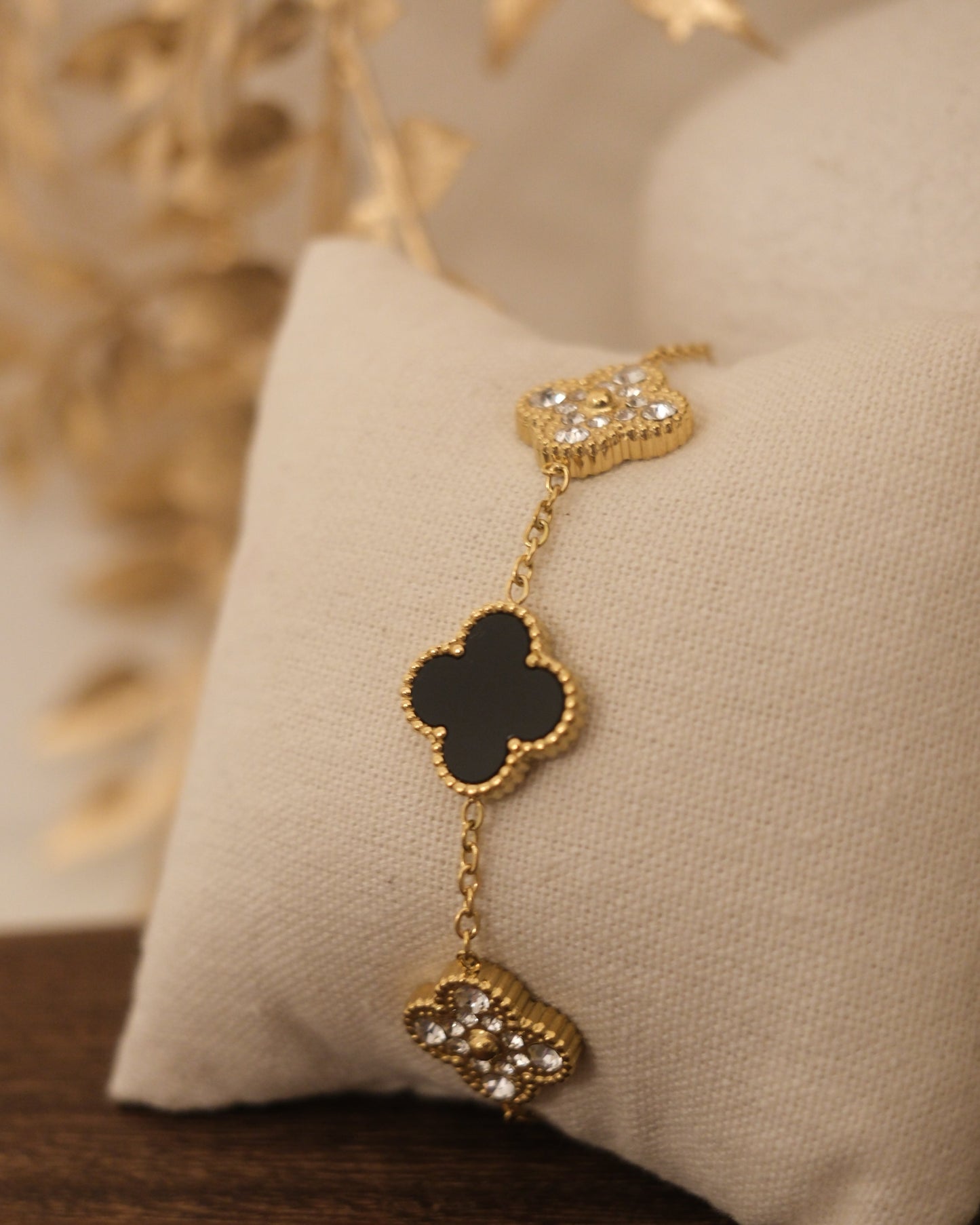 Éclat Noir Duo Bracelet