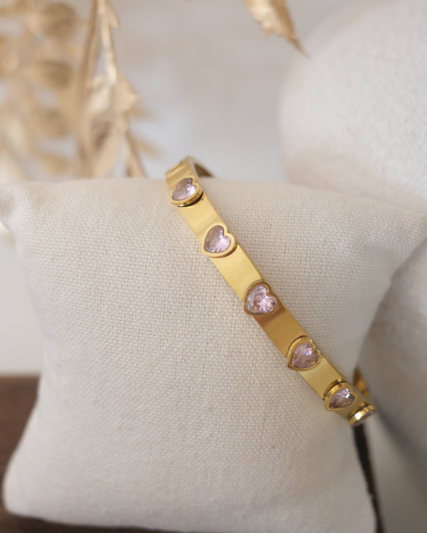 Cœur d’Or Heart Bangle