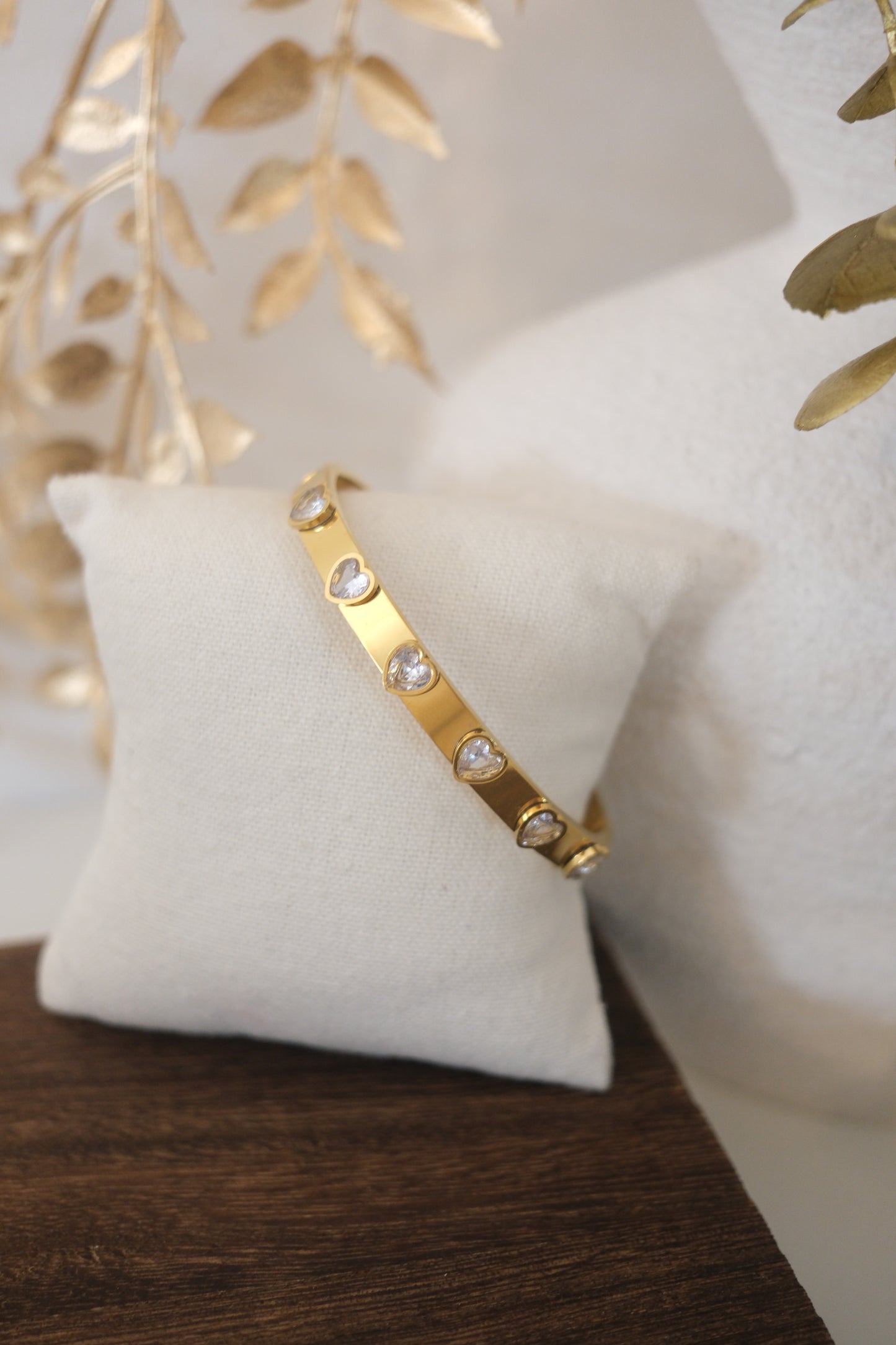 Cœur d’Or Heart Bangle