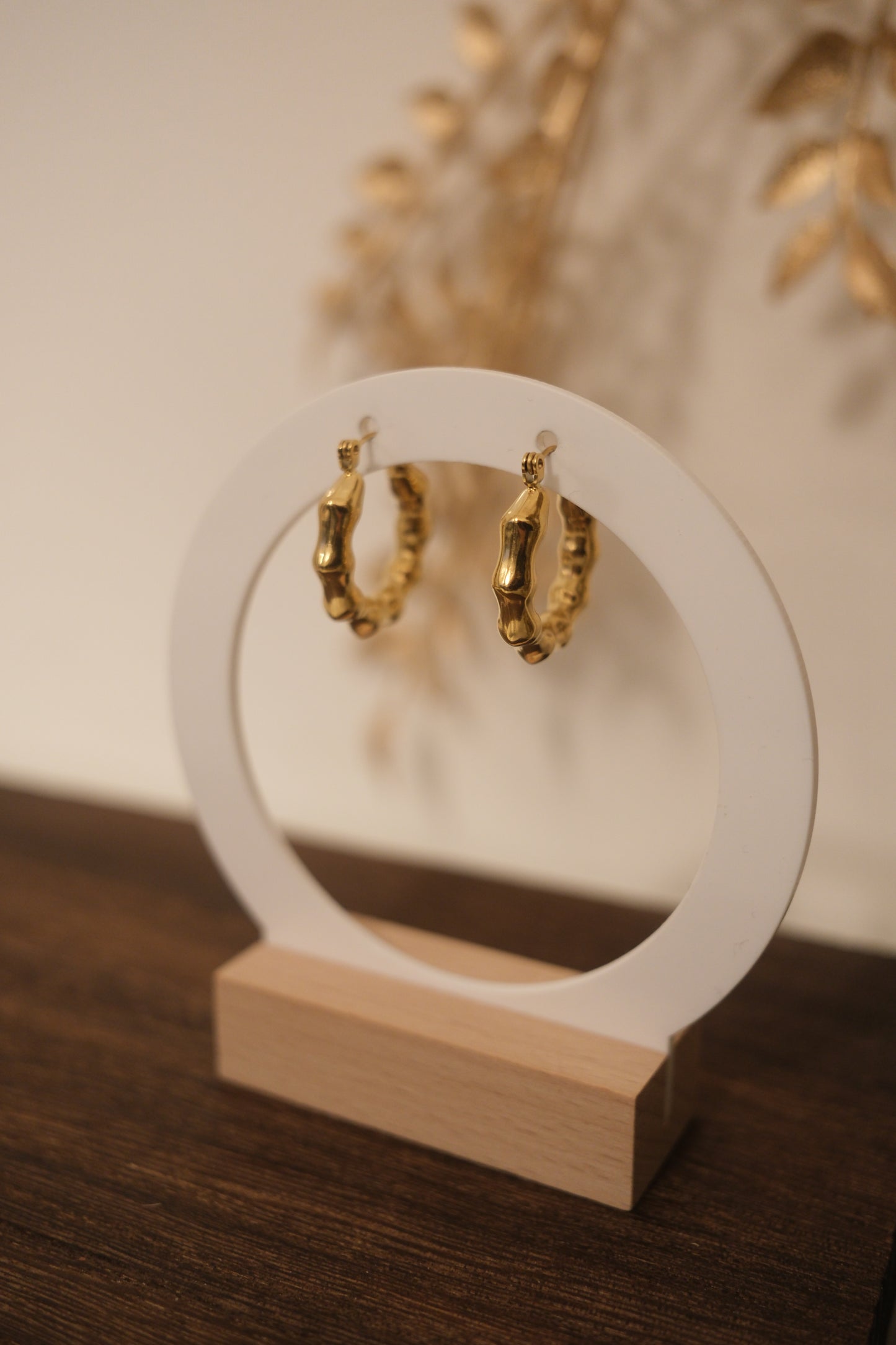 Aurelia Bamboo Hoops
