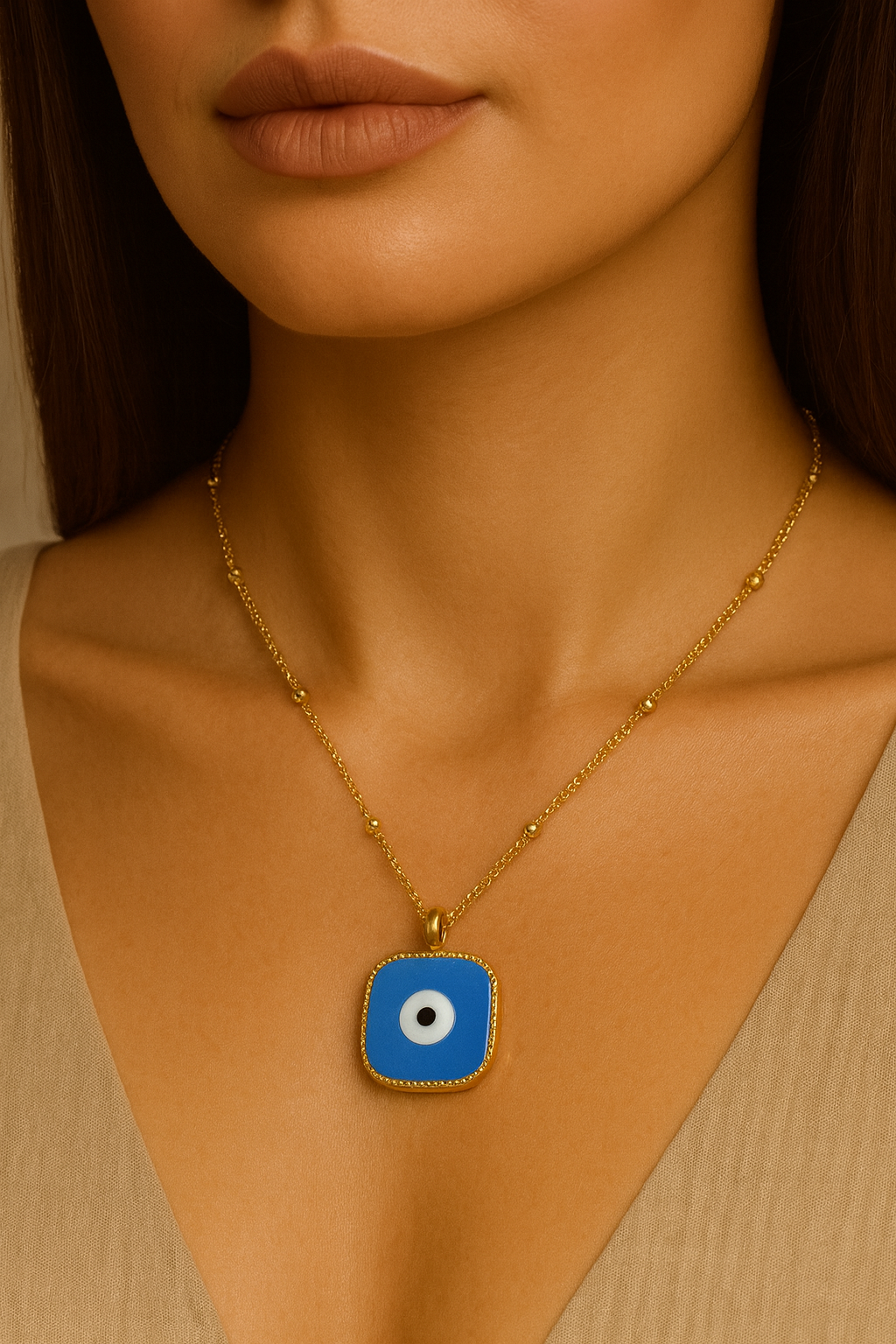 Evia Eye Necklace
