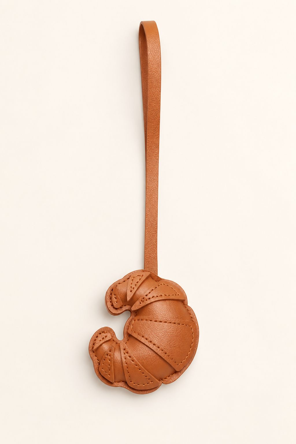 Golden Layers Croissant Bag Charm