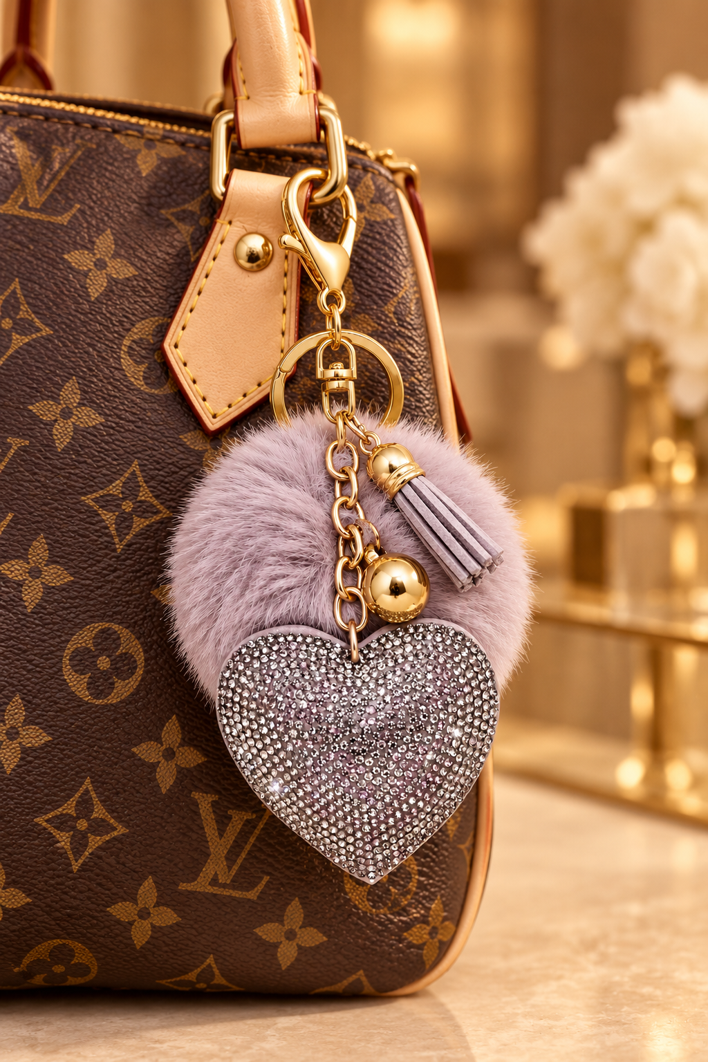 Heartfelt Pompom Charm