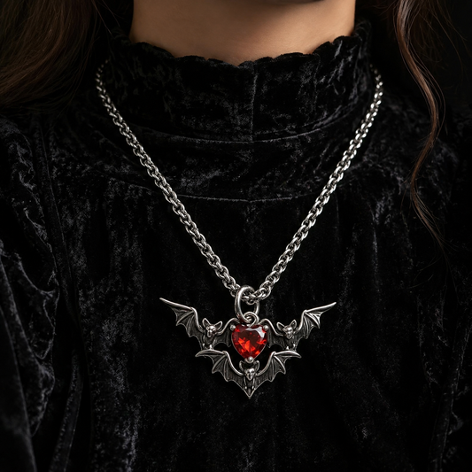 Vampire Heart Necklace