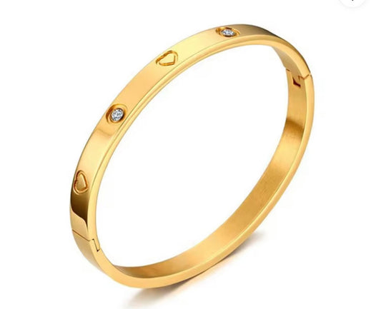 Loop Gold Bracelet