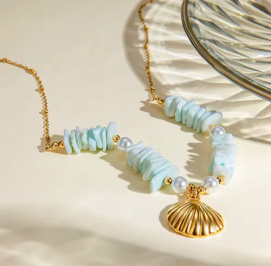 Gold Shell Necklace